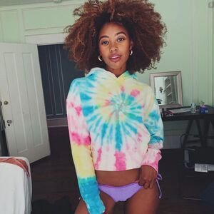 DANNIJO Multi Tie Dye Pullover‎ Hoodie, Size L